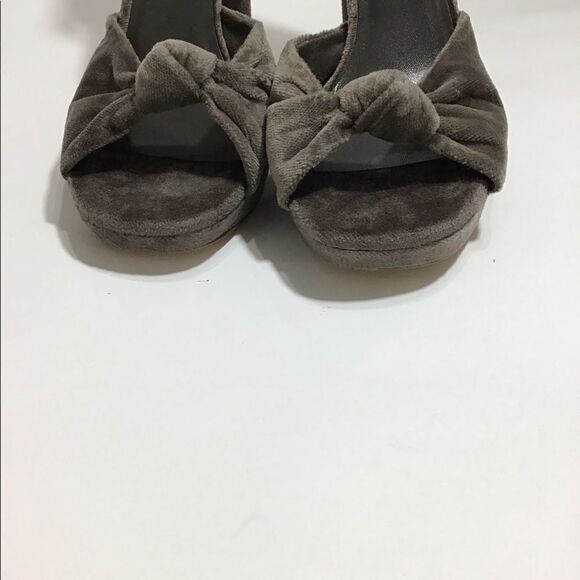 Joie Nabila Velvet Chunky Heel Platform Sandal Size 39 - Picture 8 of 8